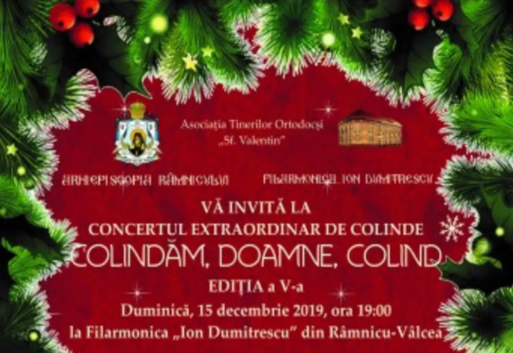 Concert de colinde la filarmonica Ion Dumitrescu