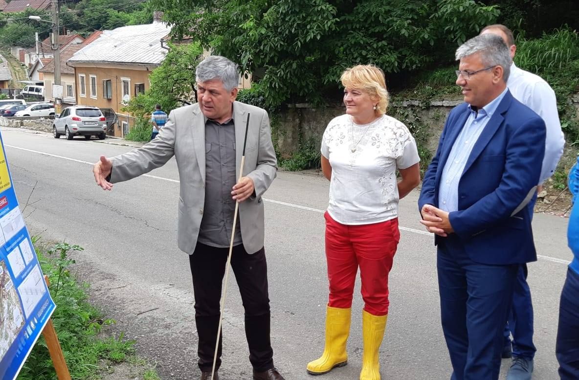 Ministrul Apelor și Pădurilor a evaluat pagubele din Vaideeni !