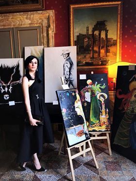 O pictorita din Ramnic, recunoscuta de criticii de arta italieni