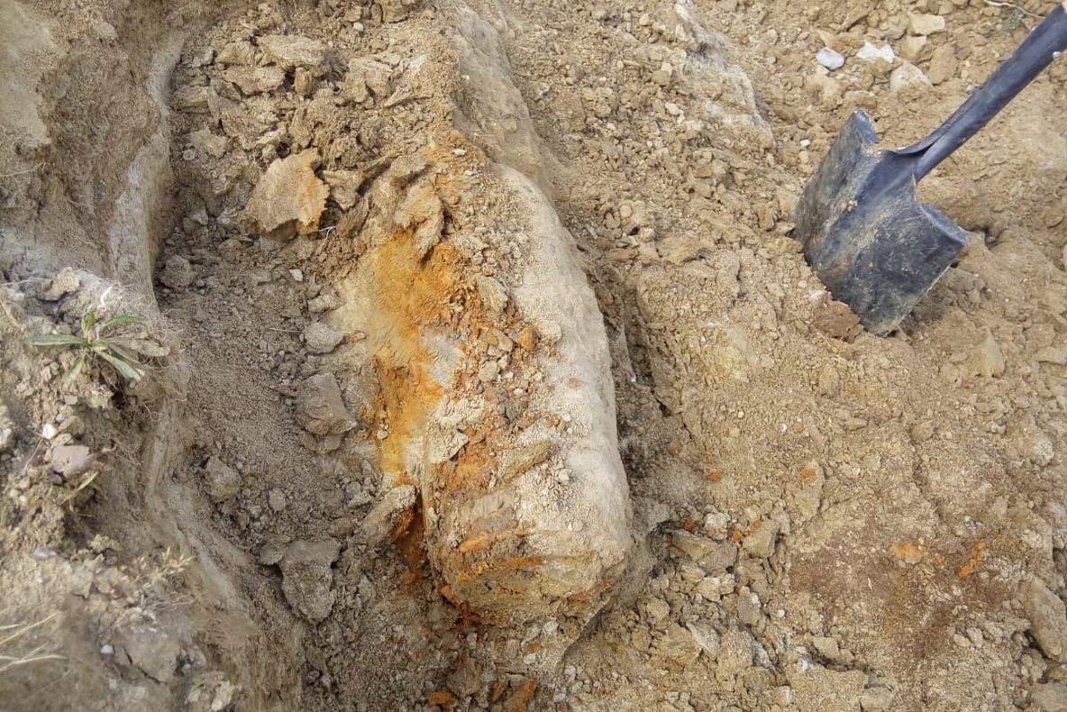 Proiectil exploziv activ la Perișani, Vâlcea !