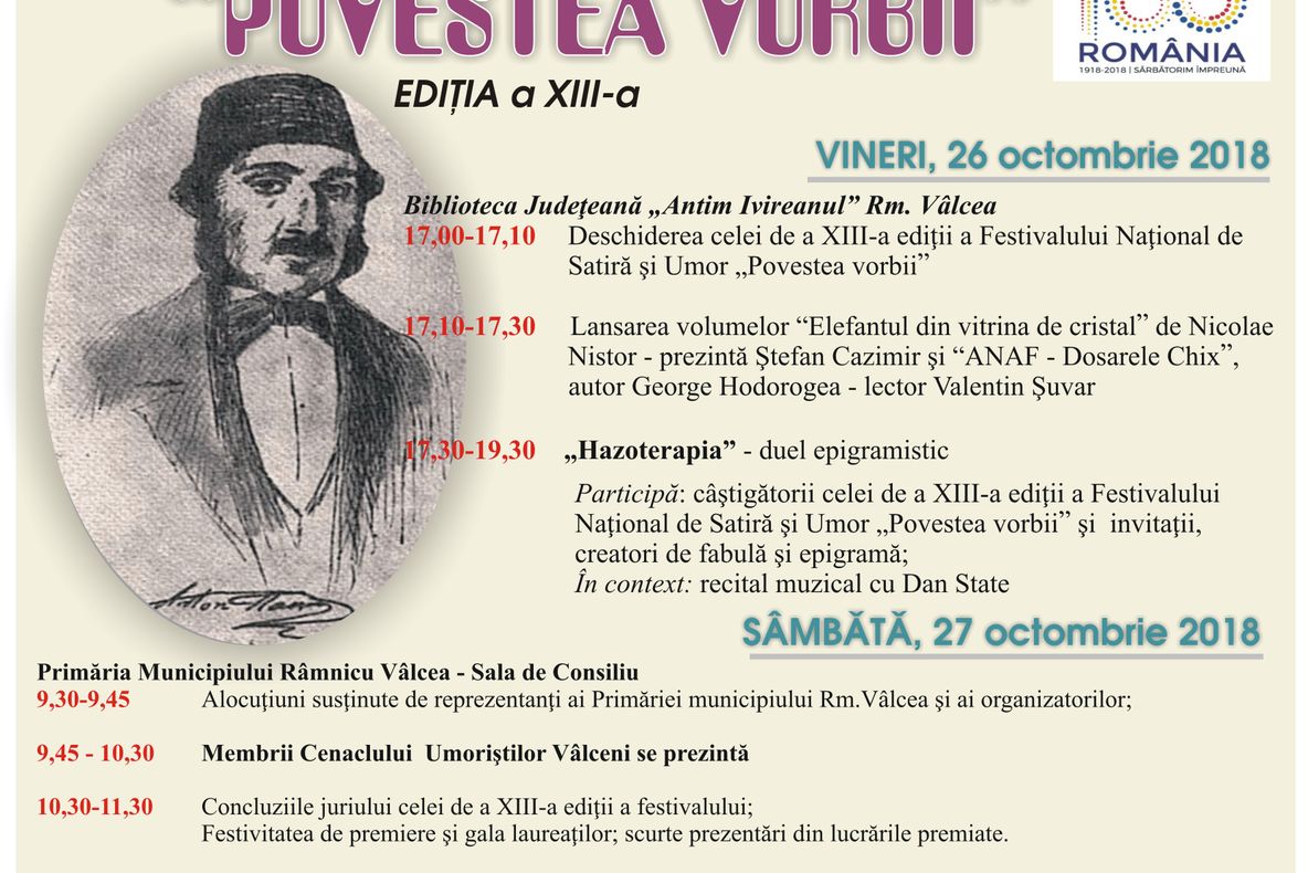 Festival național de satiră și umor la Vâlcea !