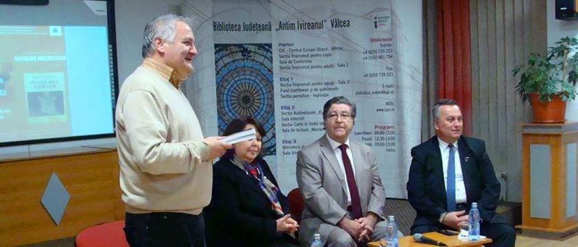 Fostul corespondent CNN, Nicolae Melinescu, dublă lansare de carte la Ramnicu Vâlcea