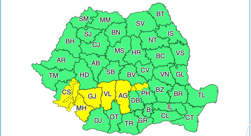 Iarna se întoarce în Vâlcea