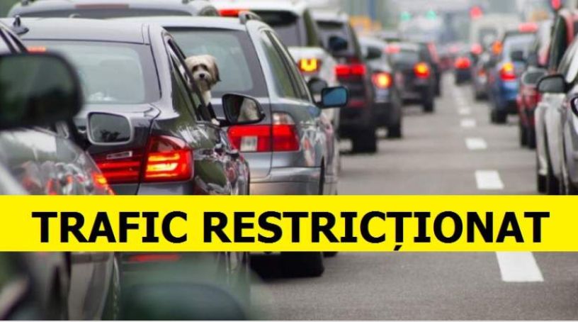 Sensul de mers Sibiu- Vâlcea blocat, în zona Brezoi