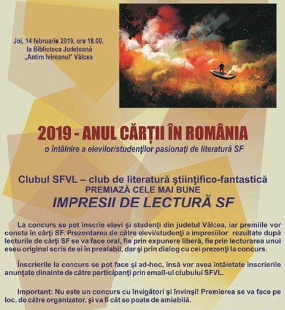 2019, Anul cărții în România