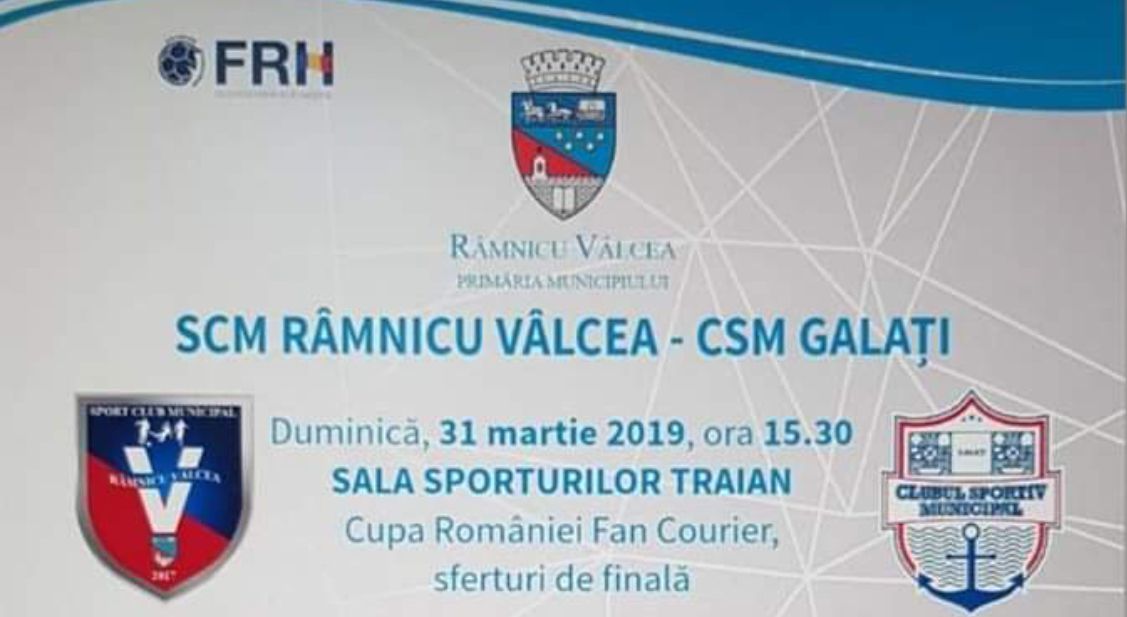 SCM Râmnicu Vâlcea- Dunărea Brăila 26 - 25