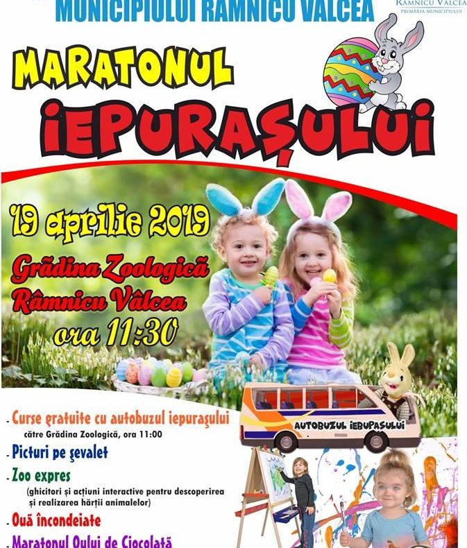 Maratonul iepurașului la grădina zoologică din Râmnic