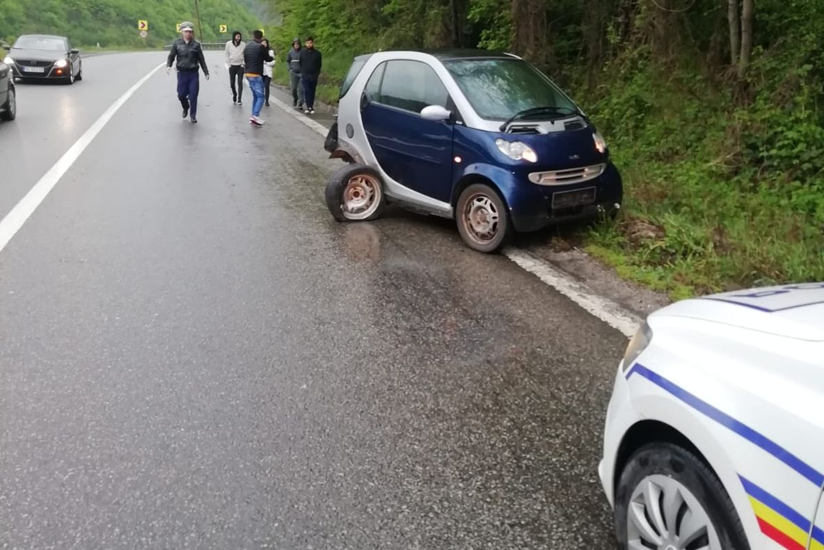 Viteza excesiva, cauza de accident pe Valea Oltului !