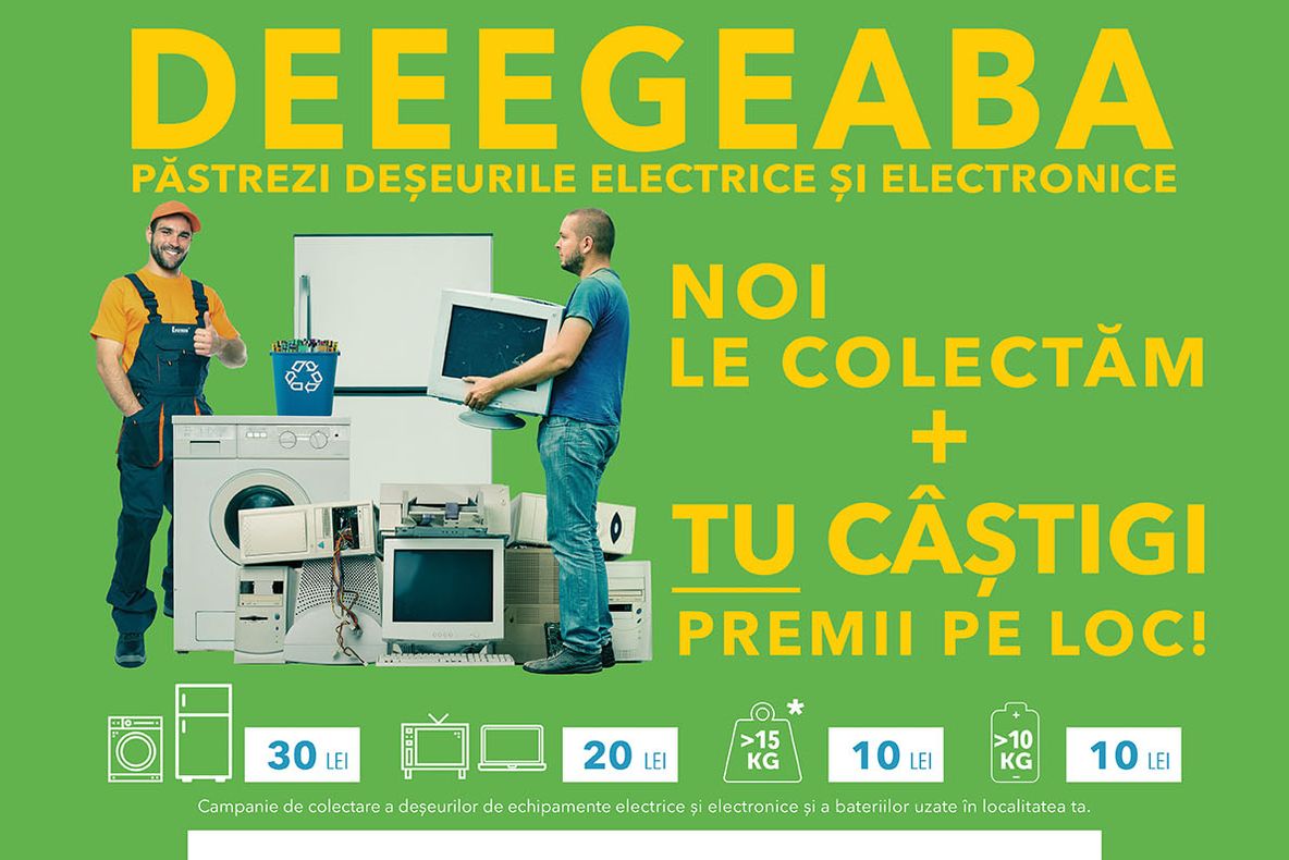 Locuitorii din Râmnicu Vâlcea participă la campania „România Reciclează”!