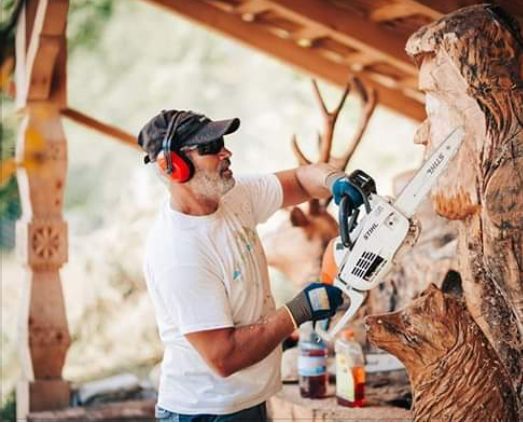 Cea de- a treia ediție a festivalului de sculptură cu drujba în Vaideeni