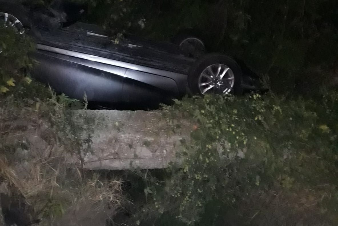 Din nou accident pe DN7, la Câineni !