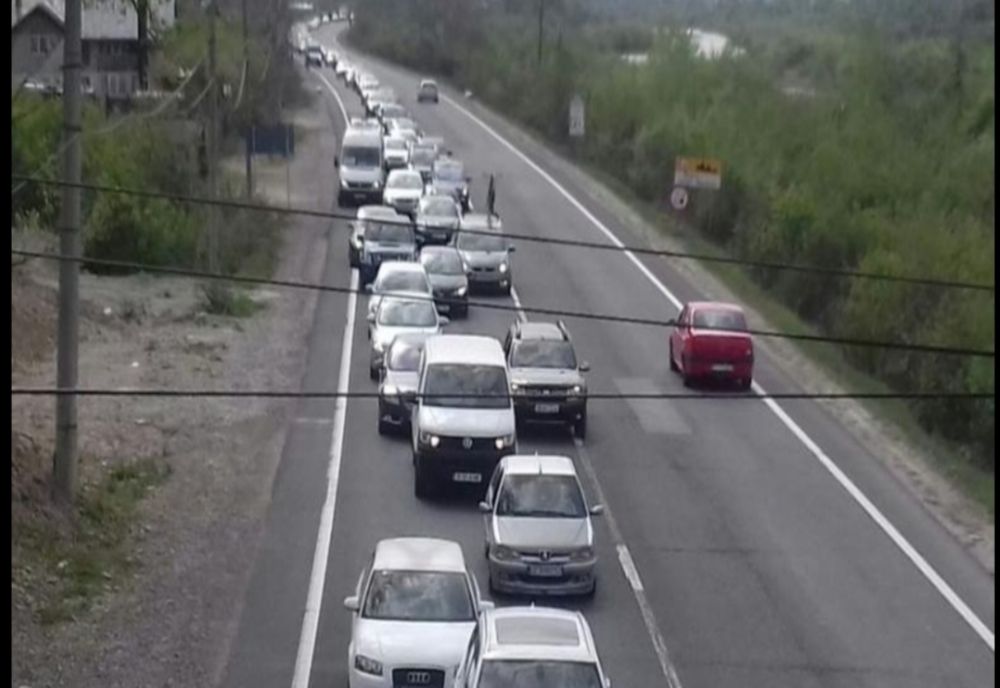 Valorile de trafic au crescut în această după amiază pe DN1