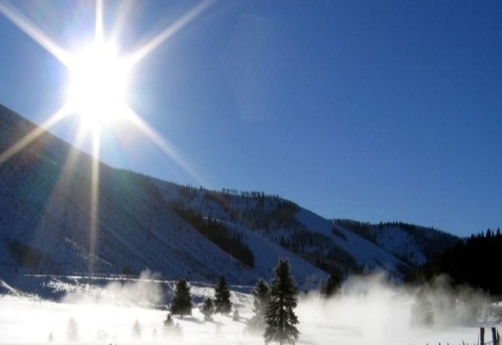 Vreme călduroasă, la șfârșit de ianuarie