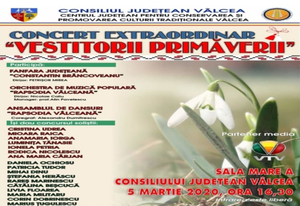 "Vestitorii primăverii", astăzi la Ramnicu Vâlcea