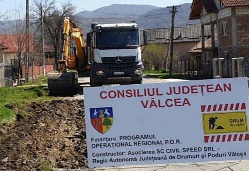 Consiliul Județean Vâlcea anunță modernizează DJ 703 G