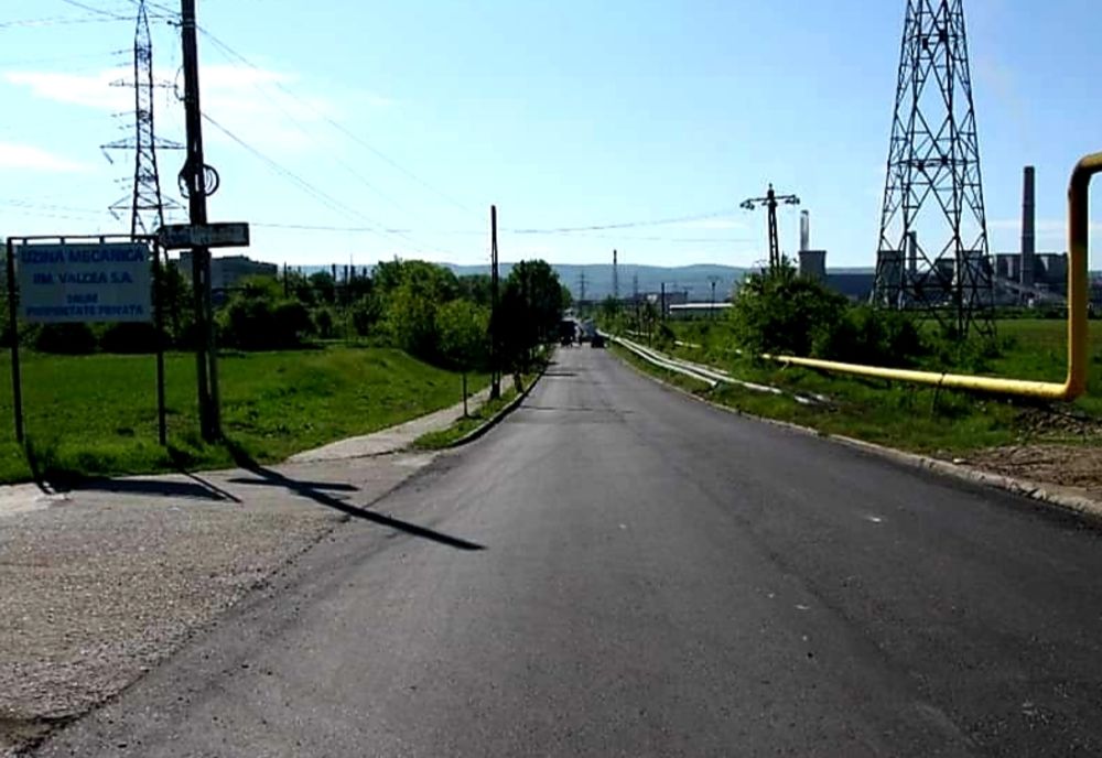 Lucrări pe strada Industriilor din Râmnicu Vâlcea