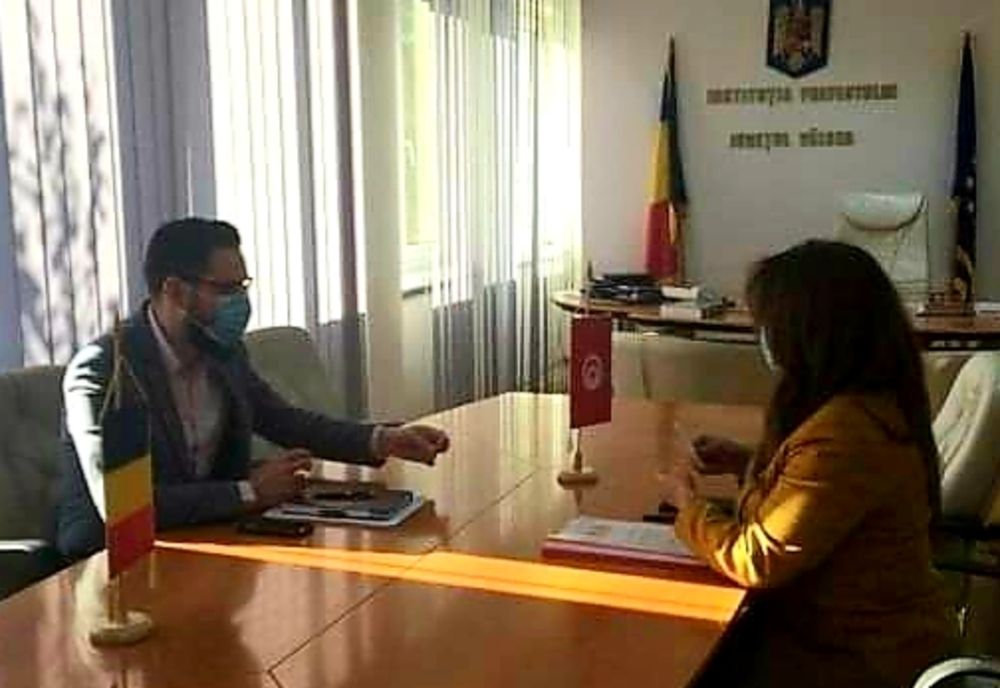 Sebastian Fârtat: Ambasadorul Republicii Tunisiene, interesat de parteneri de afaceri din Vâlcea