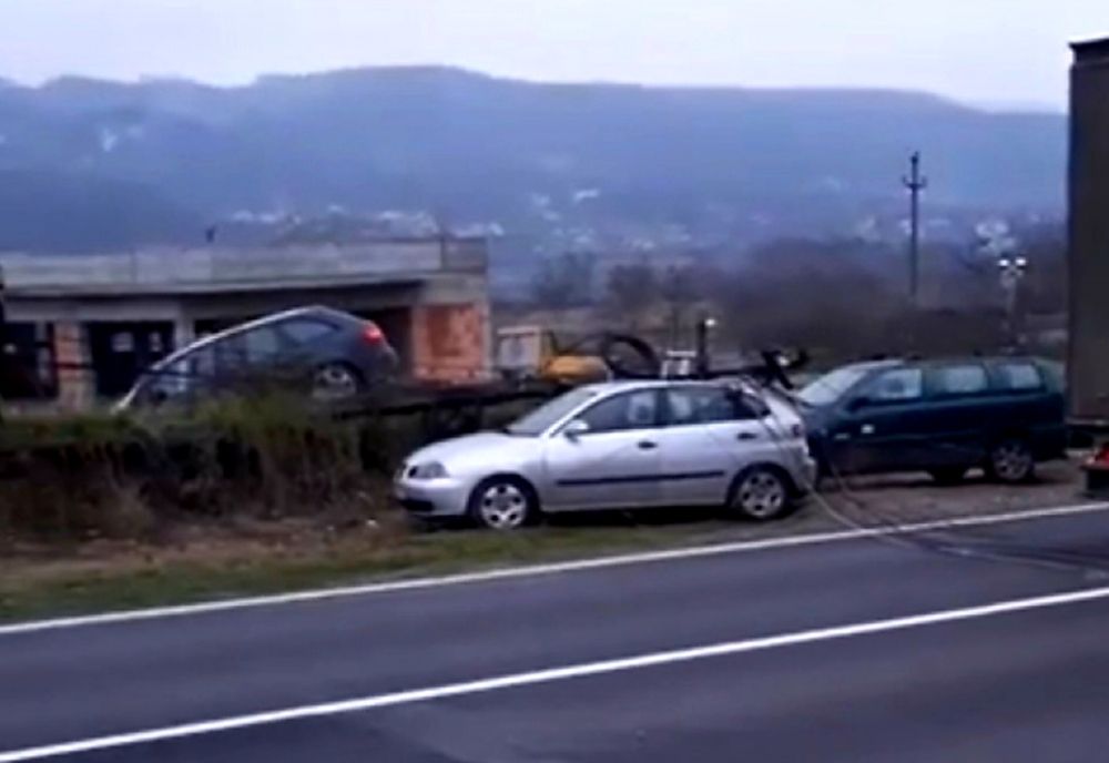 Un șofer fără permis a lăsat o localitate vâlceană în întuneric