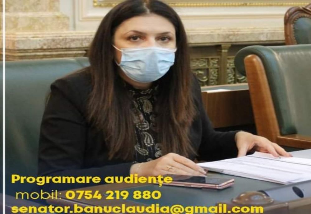 Senatorul vâlcean Claudia Mihaela Banu întărește ideea unei colaborări eficiente între Parlament şi cetăţeni