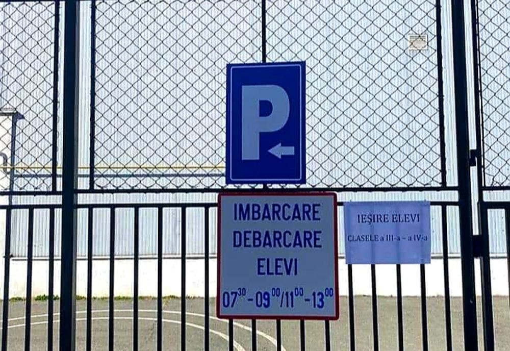 Zone destinate îmbarcării şi debarcării elevilor în Râmnicu Vâlcea