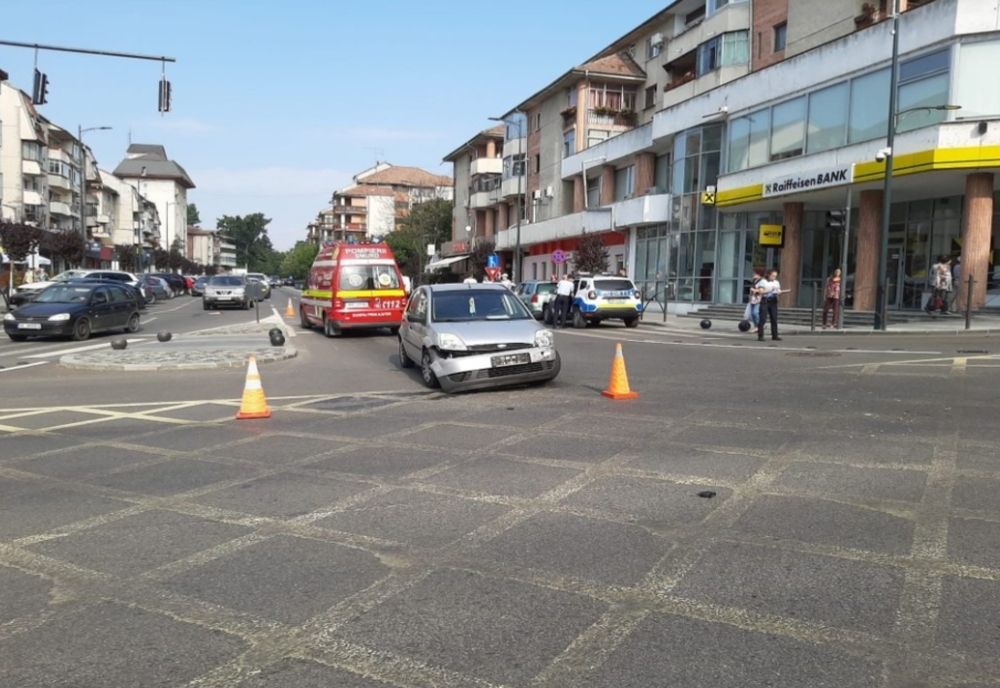 Incident rutier în zona centrală a orașului