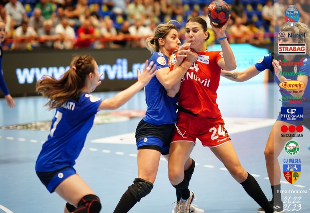 Handbalistele de la CSM Galați învinse la 10 goluri diferență de SCM Rm. Vâlcea