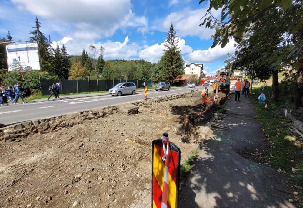 ATENȚIE, șoferi! Se lucrează la Predeal