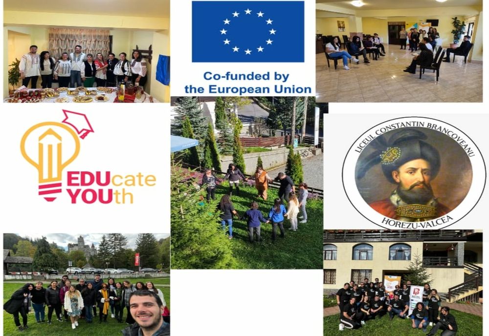 Liceul “Constantin Brâncoveanu” din Horezu, prezent în proiectul EDUcate YOUth – KA2 –Nonformal bridges to formal education, finanțat de UE prin Erasmus+
