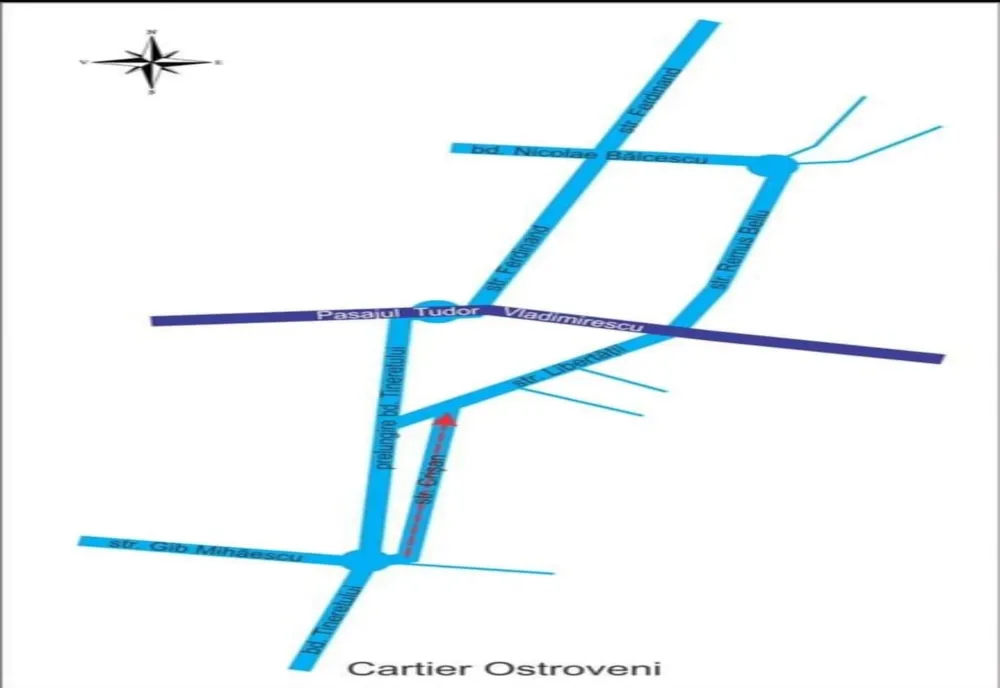 Rute modificate, începând de astăzi, pentru traficul auto din Râmnicu Vâlcea 