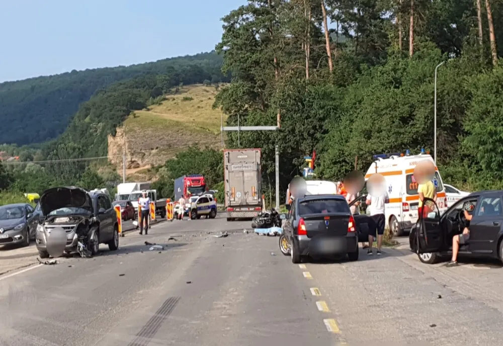 Motociclist mort într-un accident rutier