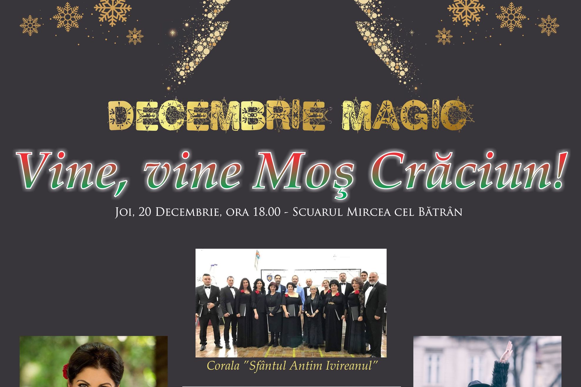 afis Vine, vine Mos Craciun!