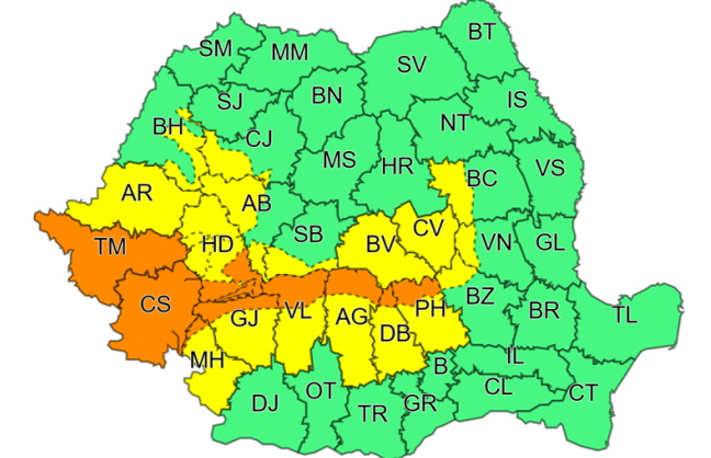 cod portocaliu valcea
