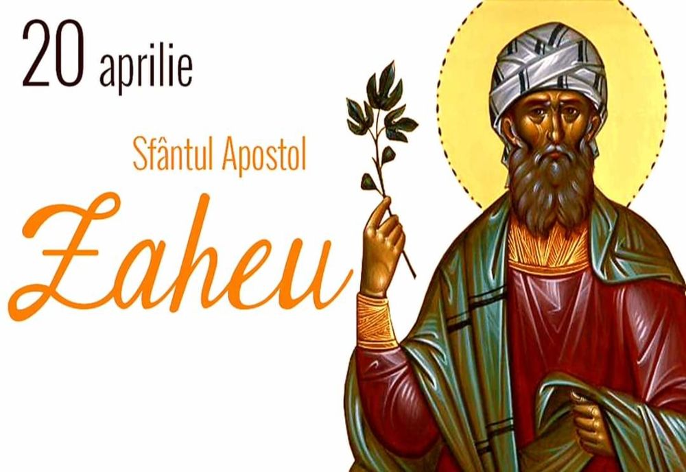 Pe lângă marea sărbătoare a Sfintelor Paști, astăzi îl prăznuim și pe Zaheu, vameşul