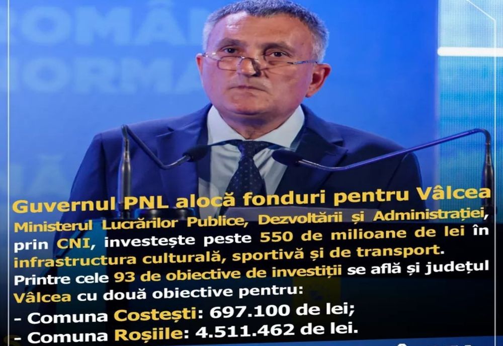 Fonduri de la Guvern pentru județul Vâlcea