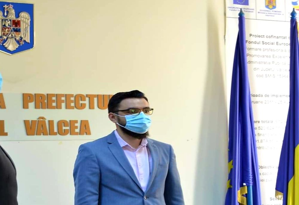 Sebastian Fârtat, noul prefect al județului Vâlcea. Mesajul transmis la ceremonia de învestitură