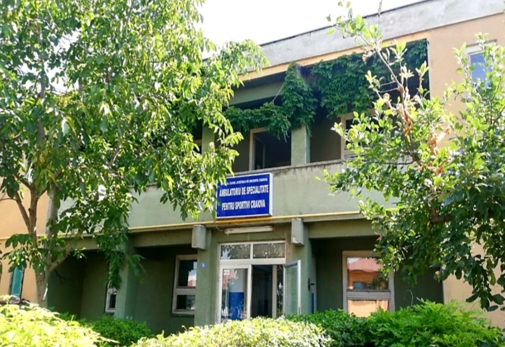 Policlinica pentru Sportivi din Craiova va fi reabilitată cu fonduri europene. Policlinica oferă servicii pentru sportivi din Dolj, Gorj, Olt, Mehedinți, Vâlcea, Argeș și Teleorman