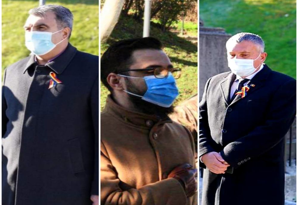 Autoritățile vâlcene prezente la ceremonia simbolică de la Statuia Independenței. Ce mesaje au transmis 