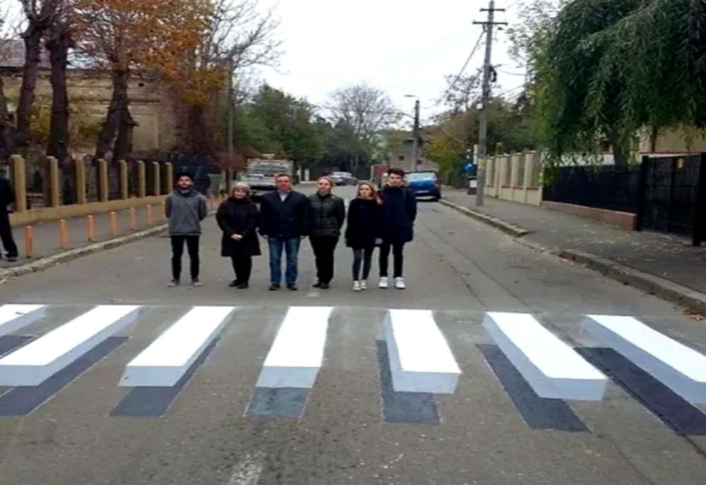 Treceri de pietoni 3D în Târgu Jiu