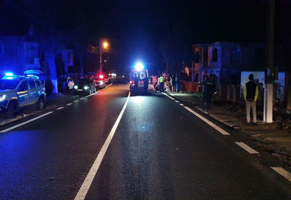 Femeie spulberată de un autoturism, pe DN 7, în Vâlcea. A murit, în urma impactului