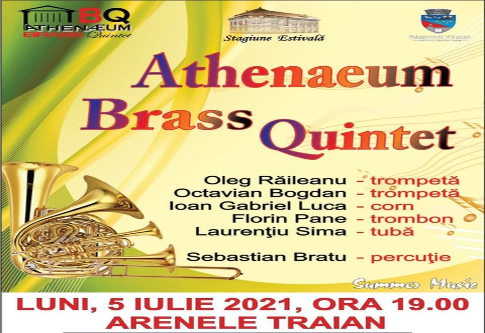 ATHENAEUM BRASS QUINTET pe Arenele Traian