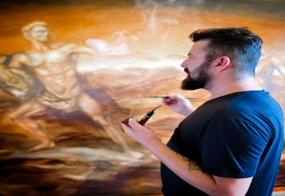 Un pictor vâlcean expune la Veneția