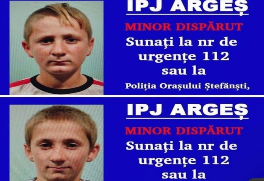 Doi minori din Argeș căutați de poliție