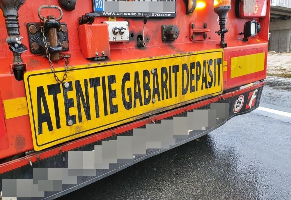 Un transport agabaritic va traversa în aceste zile mai multe zone ale țării