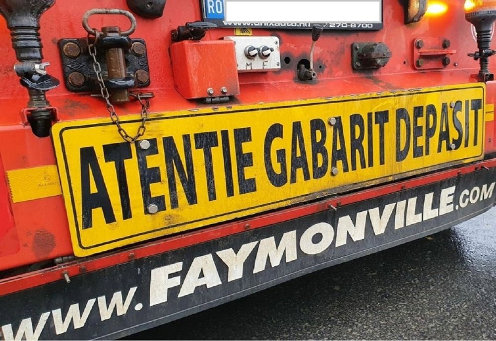 Transport agabaritic. Care este ruta pe care se va desfășura