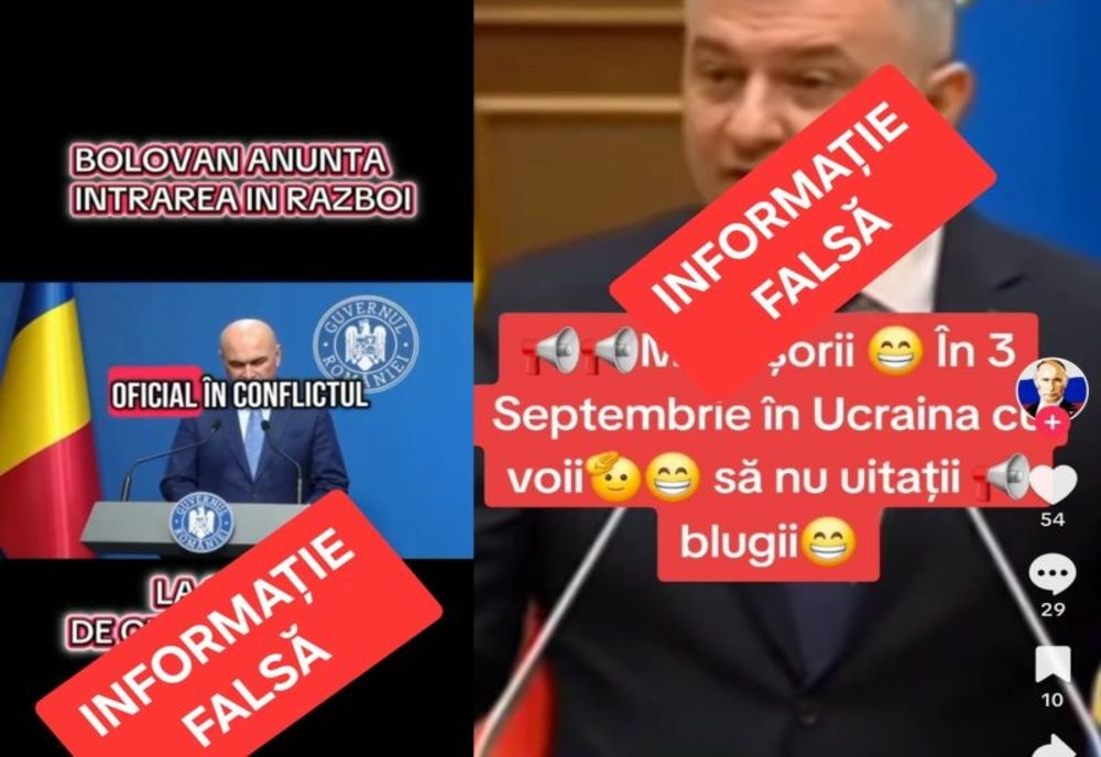 FAKE NEWS ANUNȚAT DE MAI: "ROMÂNIA NU VA INTRA ÎN RĂZBOI!"