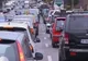 Aglomerație la intrarea în București, pe A1