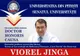 Dacă vrei să faci un lucru bine, pune și suflet când îl faci! Viorel Jinga- Doctor Honoris Causa