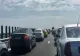 Un autoturism a luat foc în mers. Circulație oprită